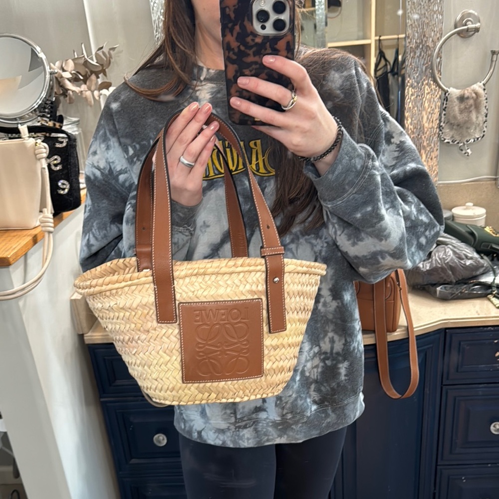 Loewe Tan Basket Bag small
